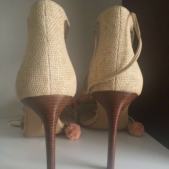 Louise Et Cie Lo-Kizzy raffia pompom Heels - Picture 2 of 5